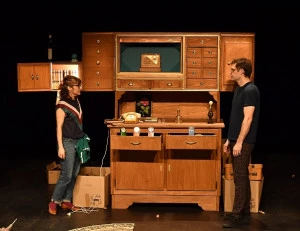 Affiche Du sable dans la soupière cie La Sphère Oblik