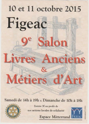 Affiche Salon du livre ancien et des métiers d'art