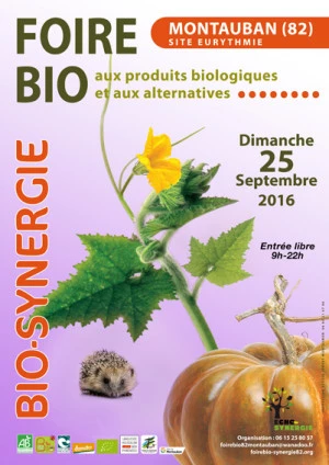 Affiche foire BIO-SYNERGIE