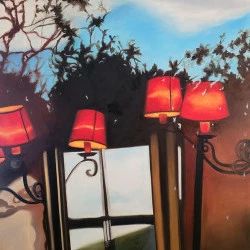 Lumières - Peinture à l'huile sur toile, 100 x 73 cm - MFGagneraud 