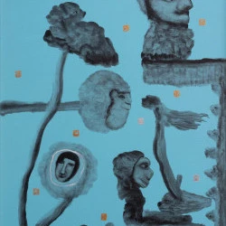 Plop - huile sur toile 60 x 81 cm - Joseph Lazaro 