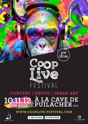 Affiche COOP LIVE FESTIVAL • 10.06.22 / 12.06.22