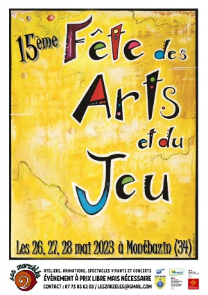 Affiche Fête des Arts et du Jeu