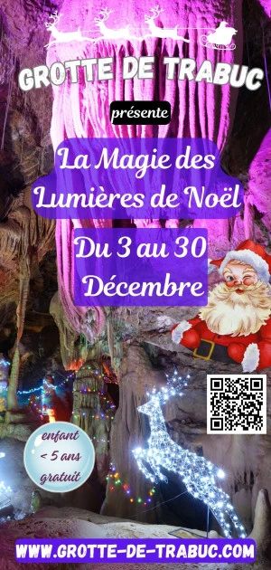 Affiche La Magie des Lumières de Noël sous Terre