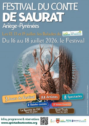 Affiche Festival du Conte de Saurat 