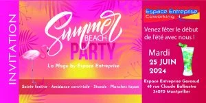 Affiche Summer Beach by Espace Entreprise 2024