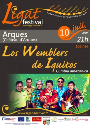 Affiche LIGAT Festival : LOS WEMBLERS DE IQUITOS