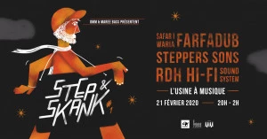 Affiche Step & Skank #1 : RDH Hi-Fi, Stepper Sons, FarfaDub