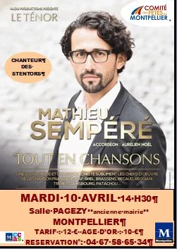 Affiche Concert Mathieu SEMPERE