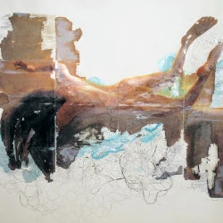 Sans titre M4 - Technique mixte 100 x 140 cm