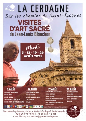 Affiche Visites d'art sacré, commentées par Jean-Louis Blanchon