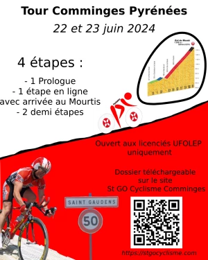 Affiche Tour Comminges Pyrénées