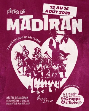 Affiche Fêtes de Madiran 2025
