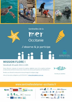 Affiche Mission Flore Littorale