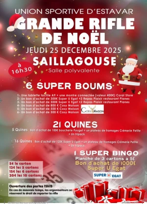 Affiche Grande Rifle de Noël 