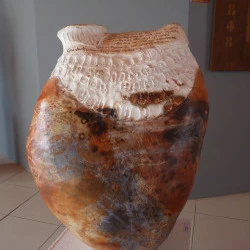 A Paul Eluard - terre cuite engobée -ht 0,80 / 2016