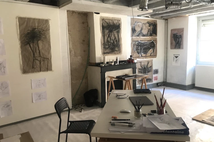 Artiste en Résidence : Mike Jelinek, République Tchèque - Atelier AiR août 2023 - ©DRAWinternational 