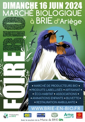 Affiche Semaine de la Bio - Foire Bio de Brie