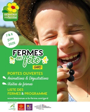 Affiche "Fermes en Fête" en Occitanie