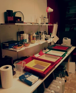 espace développement argentique - <p>développement en cuvette</p>