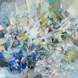 Fatum Hominis - huile sur lin 80 x 80 cm