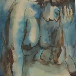 L'instant d'après - Encres sur papier, 65 x 50 cm - Sylvie Seigneuret 