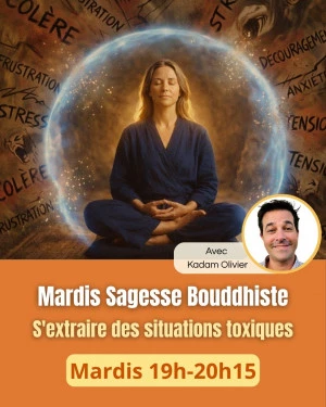 Affiche Mardis sagesse bouddhiste : S'extraire des situations toxiques
