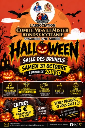 Affiche Soirée Halloween 