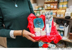 Affiche Marché de cosmétiques Bio