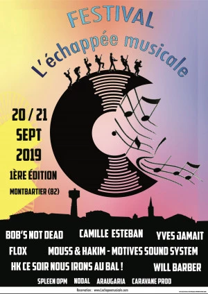 Affiche Festival L'Echappée musicale