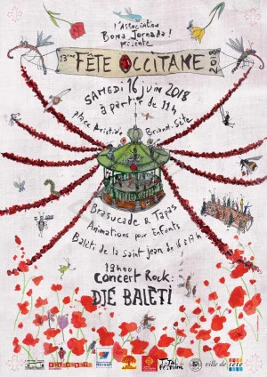 Affiche Fête occitane Sète / Fèsta occitana Seta