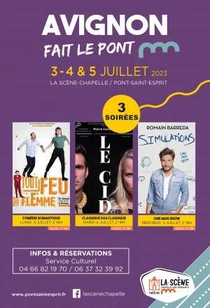 Affiche Festival Avignon fait le Pont