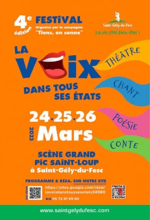 Affiche Festival "La voix dans tous ses états"