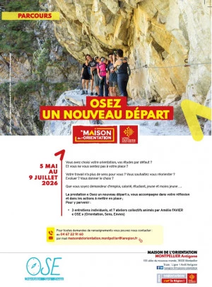 Affiche Atelier - Osez un nouveau départ 