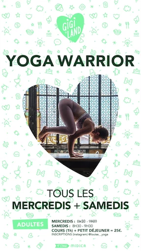 Affiche Yoga Warrior