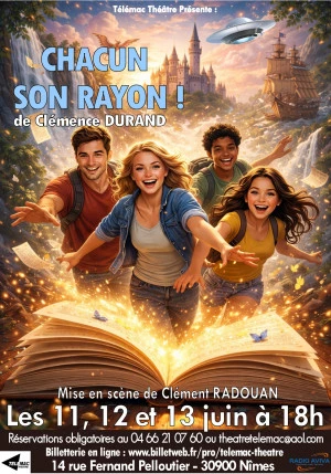 Affiche CHACUN SON RAYON ! de Clémence DURAND