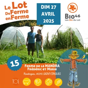 Affiche De ferme en ferme - Ferme de la Mandra