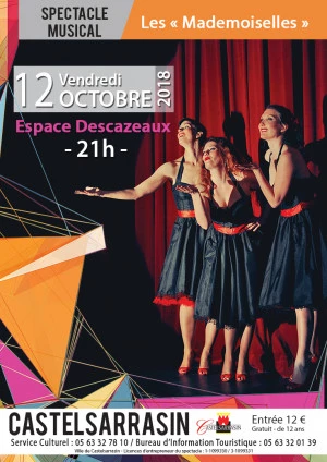 Affiche Spectacle Musical - "Les Mademoiselles"