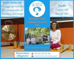 Affiche Bain sonore voyage intérieur