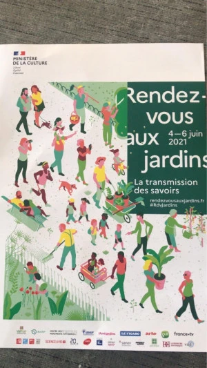 Affiche Rendez-vous aux Jardins (Ministère de la culture)