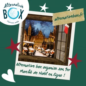 Affiche Marché de Noël en ligne