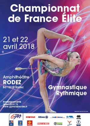 Affiche Championnat de France Elite en Gymnastique Rythmique