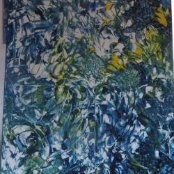 Résurrection - huile sur toile au couteau 134x146 - R.M. Rose et Guid'Arts 