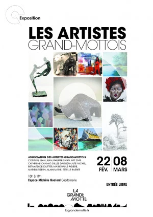 Affiche Exposition d'art contemporain – Espace Michèle Goalard