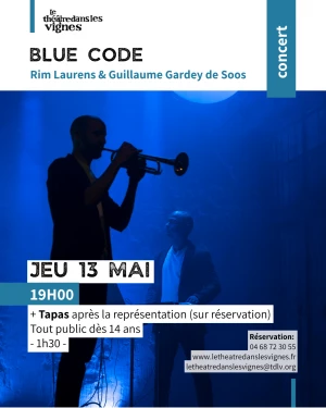 Affiche Blue Code // Rim Laurens & Guillaume Gardey de Soos