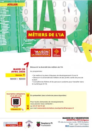 Affiche Métiers de l'IA