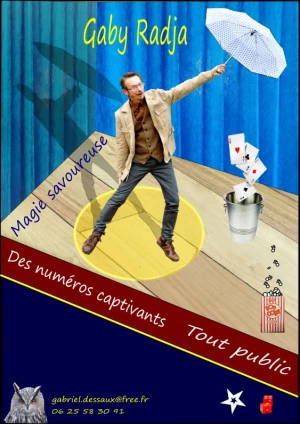 Affiche Gaby Radja (spectacle interactif enfants, à partir de 5 ans