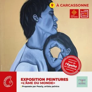 Affiche Mois de l'égalité en Occitanie - Exposition "L'âme du monde"