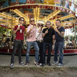 Affiche Les Wampas + Route 66