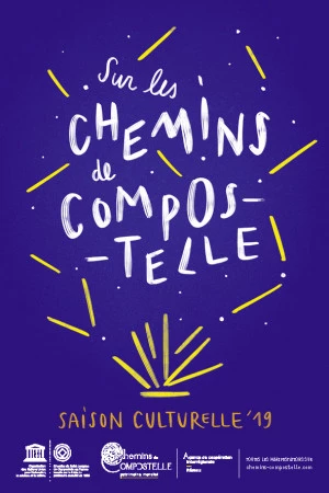 Affiche Saison culturelle sur les chemins de Compostelle